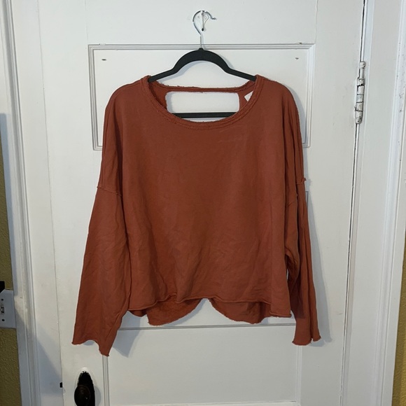 aerie Sweaters - Aerie Cropped Open Back Sweater
